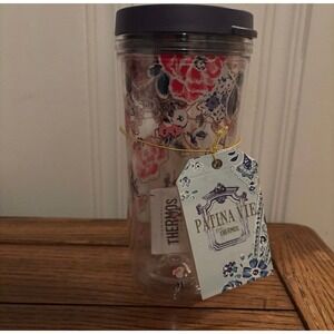 Thermos Patina Vie Double Wall Tumbler‎ NWT Floral